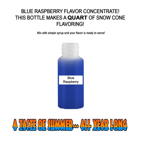 Blue raspberry mix snow - raspberry,