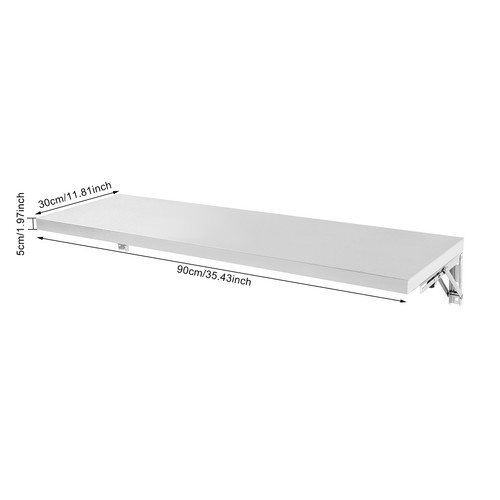 Folding concession shelf - folding,