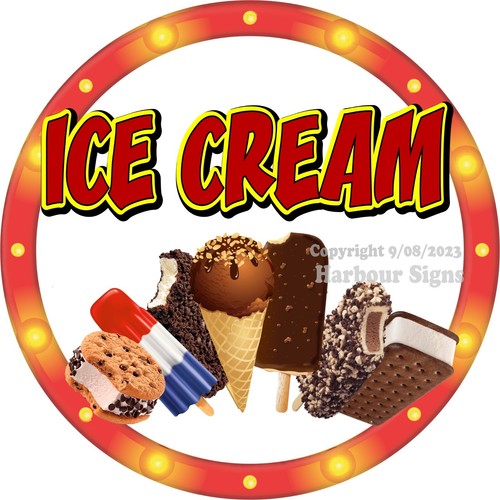 Ice cream decal choose your - ice,
